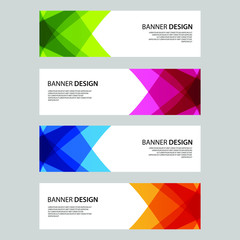 Fototapeta premium Vector Abstract design banner web template
