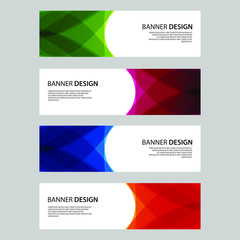 Vector Abstract design banner web template