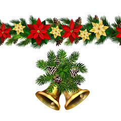 Vector Christmas Border decoration collection