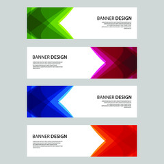 Fototapeta premium Vector Abstract design banner web template