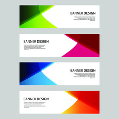 Vector Abstract design banner web template