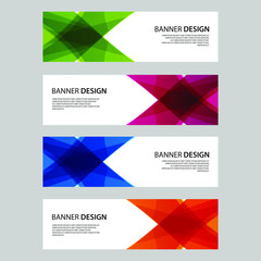 Vector Abstract design banner web template