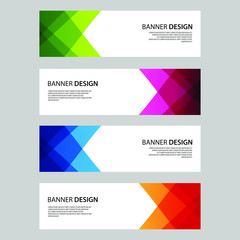 Fototapeta premium Vector Abstract design banner web template
