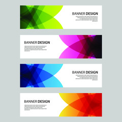 Vector Abstract design banner web template