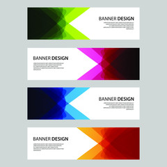 Vector Abstract design banner web template