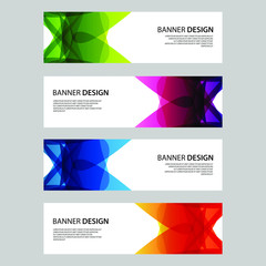 Fototapeta premium Vector Abstract design banner web template