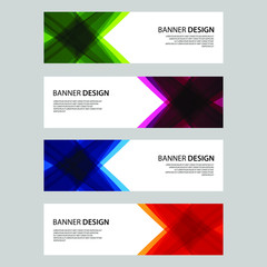 Fototapeta premium Vector Abstract design banner web template
