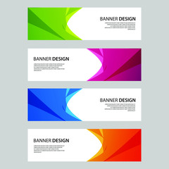 Vector Abstract design banner web template