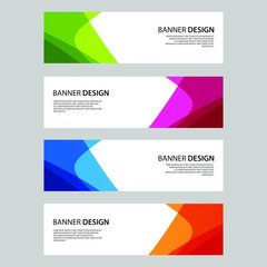 Vector Abstract design banner web template