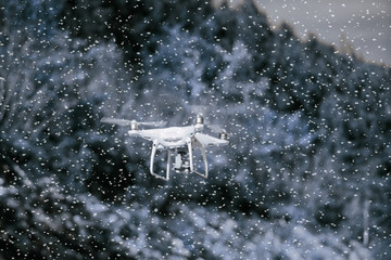 uav drone copter flying