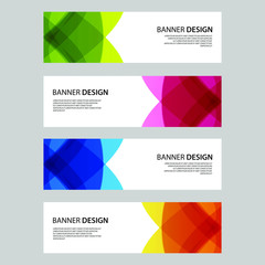 Vector Abstract design banner web template