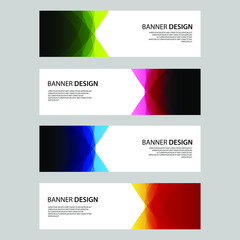 Vector Abstract design banner web template