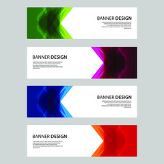 Vector Abstract design banner web template