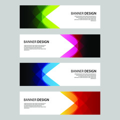Fototapeta premium Vector Abstract design banner web template