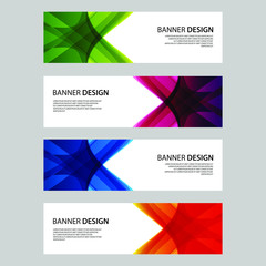 Fototapeta premium Vector Abstract design banner web template