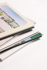 photobook on white background