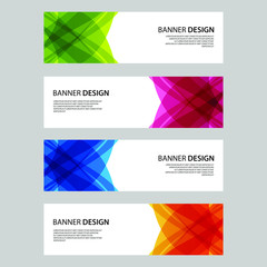 Vector Abstract design banner web template