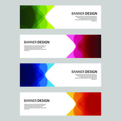 Vector Abstract design banner web template