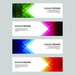 Fototapeta premium Vector Abstract design banner web template