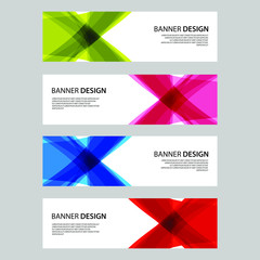 Fototapeta premium Vector Abstract design banner web template