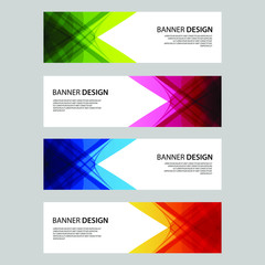 Fototapeta premium Vector Abstract design banner web template