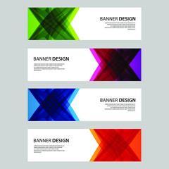 Vector Abstract design banner web template
