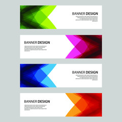 Vector Abstract design banner web template