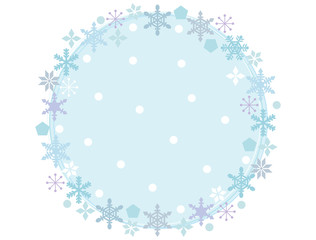 雪の結晶14　フレーム