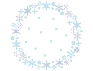 雪の結晶15　フレーム