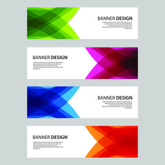 Vector Abstract design banner web template