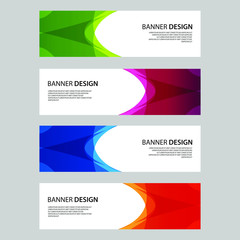 Vector Abstract design banner web template