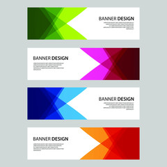 Vector Abstract design banner web template