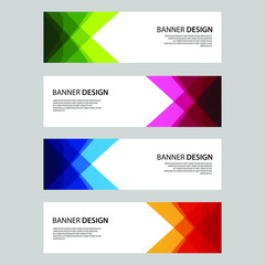 Vector Abstract design banner web template