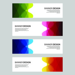 Vector Abstract design banner web template
