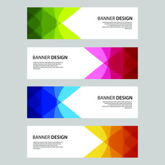 Vector Abstract design banner web template