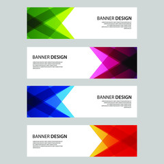 Fototapeta premium Vector Abstract design banner web template