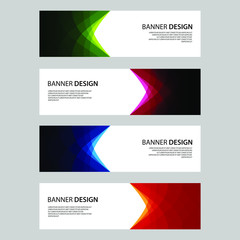 Vector Abstract design banner web template
