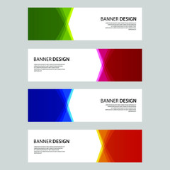 Vector Abstract design banner web template