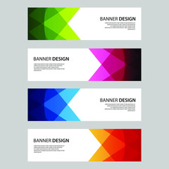 Vector Abstract design banner web template