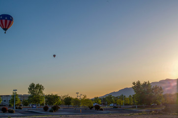 Tranquility - hot air balloons at sunrise