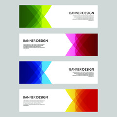 Vector Abstract design banner web template