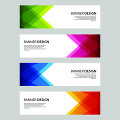 Vector Abstract design banner web template