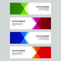 Vector Abstract design banner web template