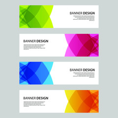 Vector Abstract design banner web template