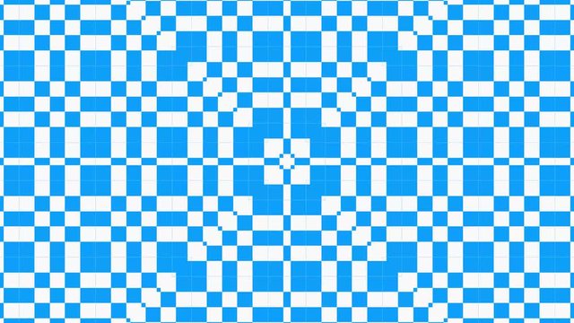 4K Seamless loop kaleidoscopic background. geometric kaleida or mandala illustration sequence pattern motion graphic