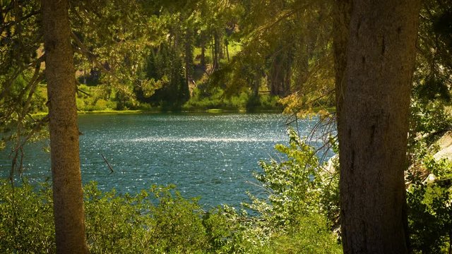 Sotcher Lake in the Ansel Adams Wilderness near Mammoth Lakes California USA