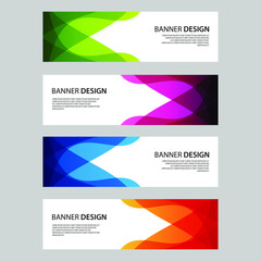 Vector Abstract design banner web template