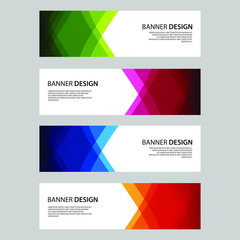Fototapeta premium Vector Abstract design banner web template