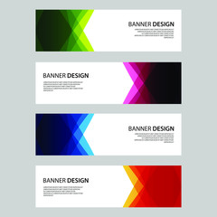 Vector Abstract design banner web template