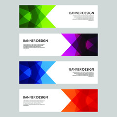 Vector Abstract design banner web template